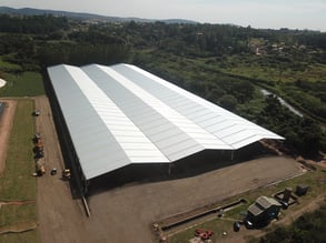1. Aérea galpão de compostagem