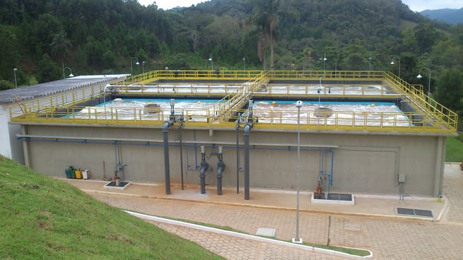 Estação de tratamento onsite