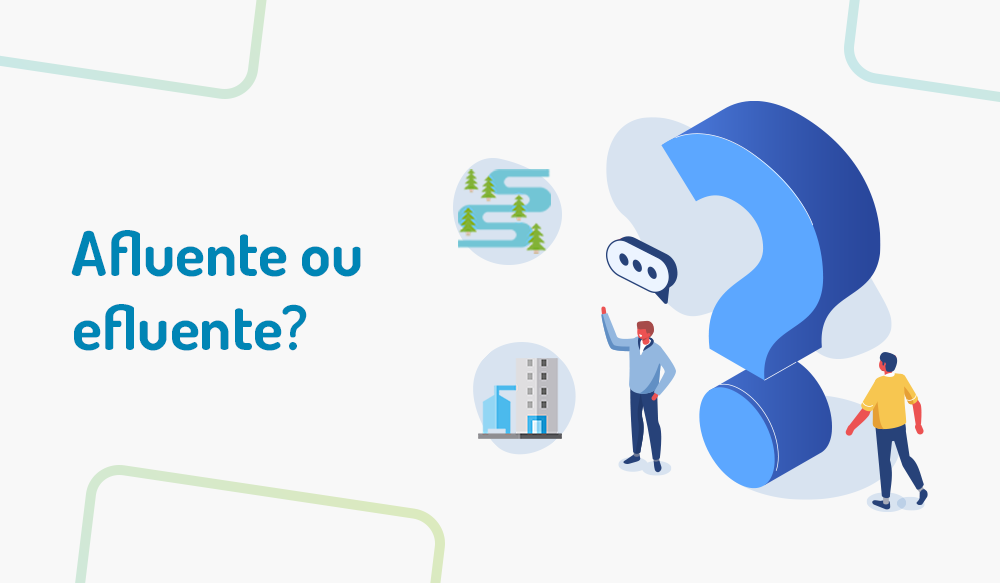 afluente e efluente