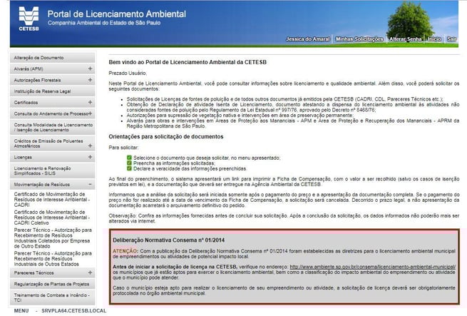 Movimentação de Resíduos